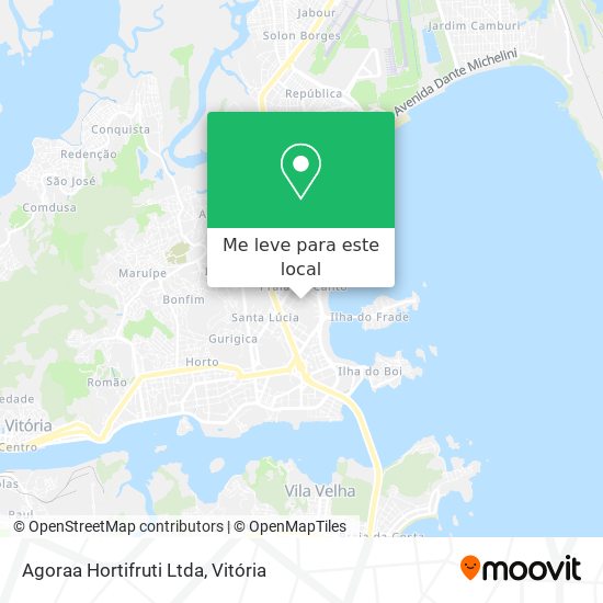 Agoraa Hortifruti Ltda mapa