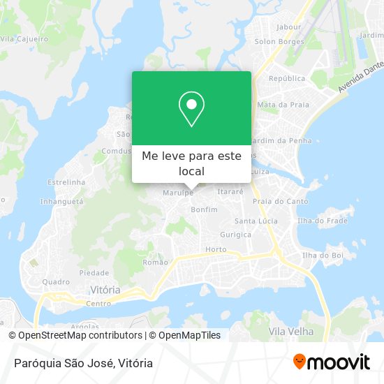 Paróquia São José mapa