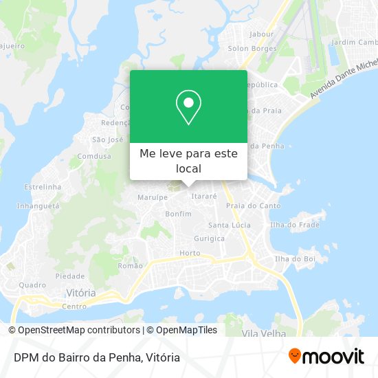 DPM do Bairro da Penha mapa