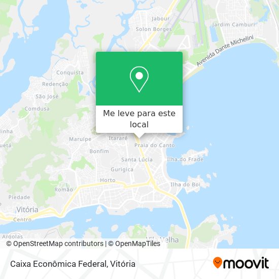 Caixa Econômica Federal mapa