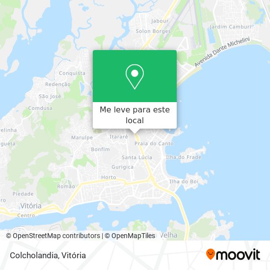 Colcholandia mapa