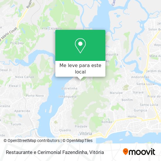 Restaurante e Cerimonial Fazendinha mapa