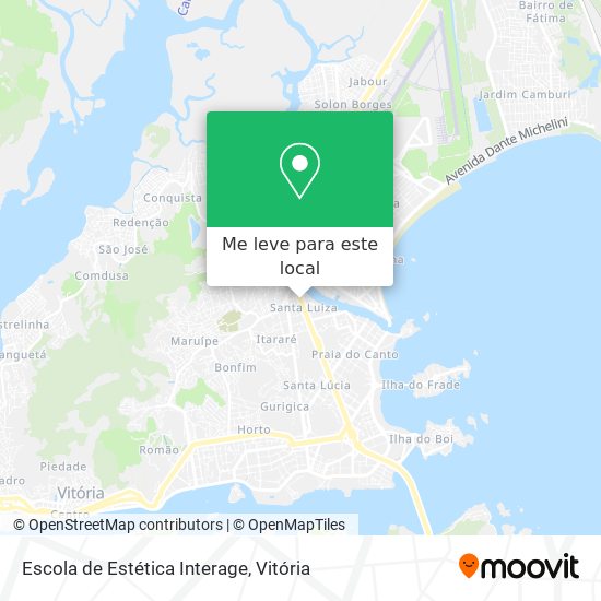 Escola de Estética Interage mapa