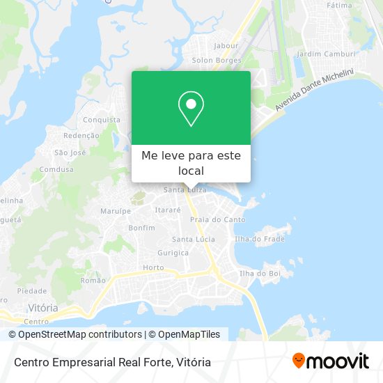 Centro Empresarial Real Forte mapa