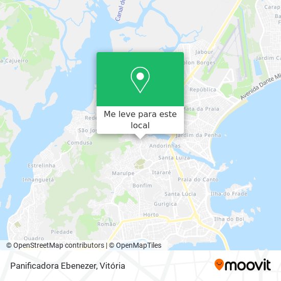 Panificadora Ebenezer mapa