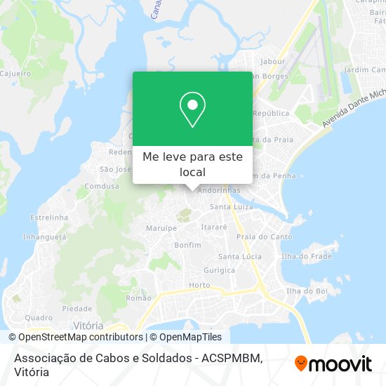 Associação de Cabos e Soldados - ACSPMBM mapa