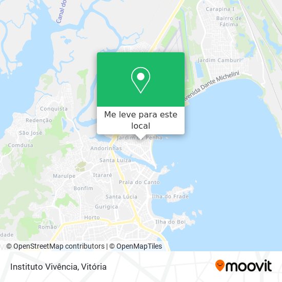 Instituto Vivência mapa