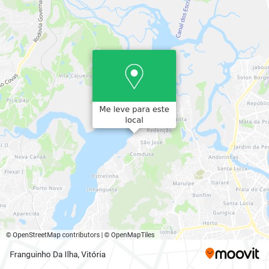 Franguinho Da Ilha mapa