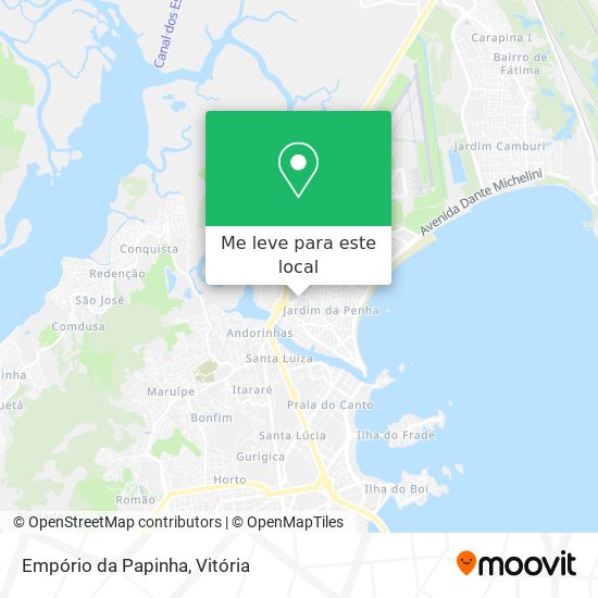 Empório da Papinha mapa