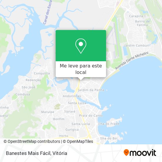 Banestes Mais Fácil mapa