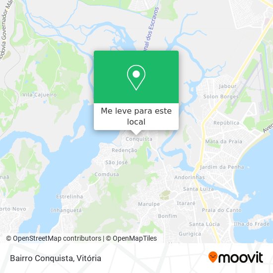 Bairro Conquista mapa
