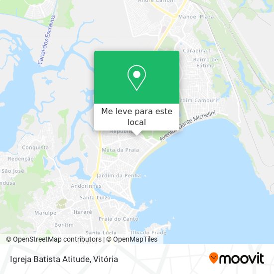 Igreja Batista Atitude mapa