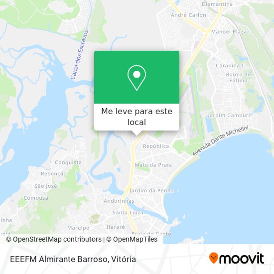 EEEFM Almirante Barroso mapa