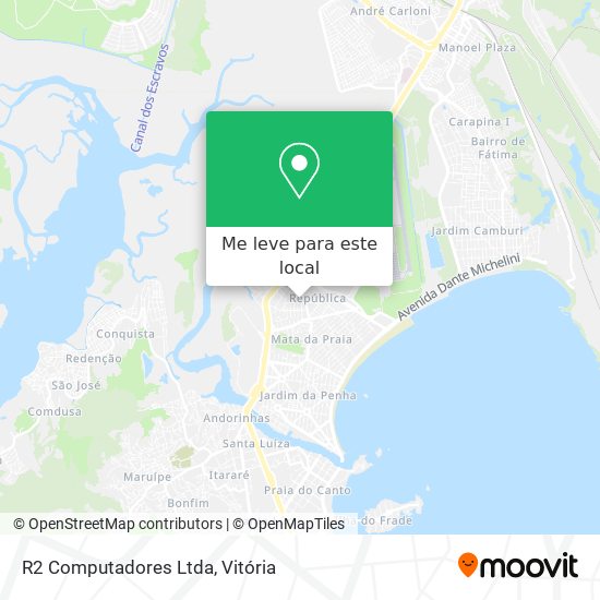 R2 Computadores Ltda mapa