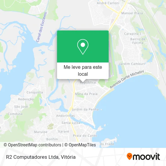 R2 Computadores Ltda mapa