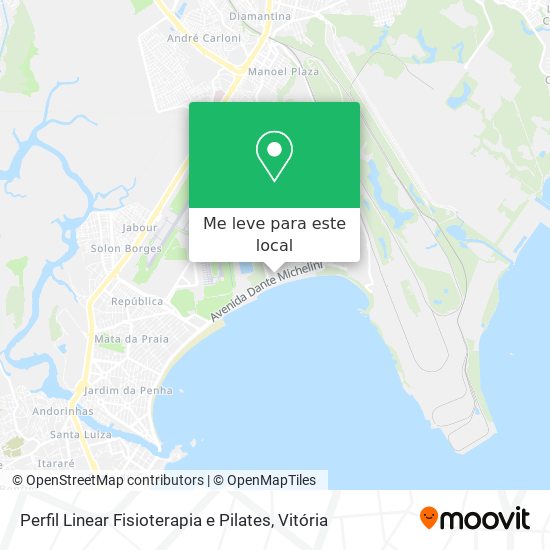 Perfil Linear Fisioterapia e Pilates mapa