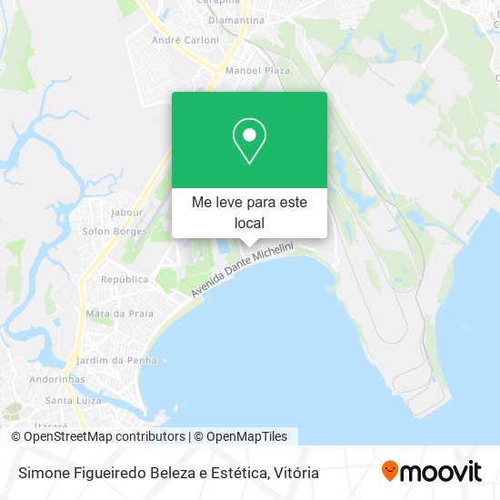 Simone Figueiredo Beleza e Estética mapa