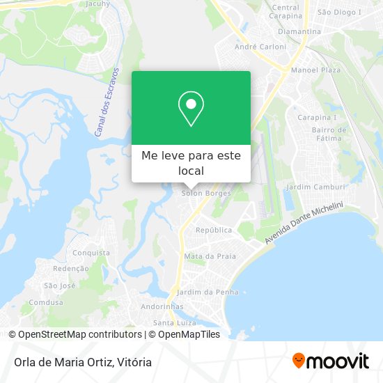 Orla de Maria Ortiz mapa