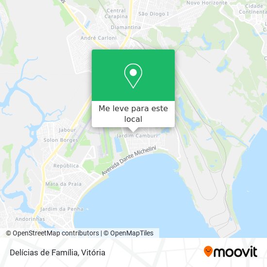 Delícias de Família mapa