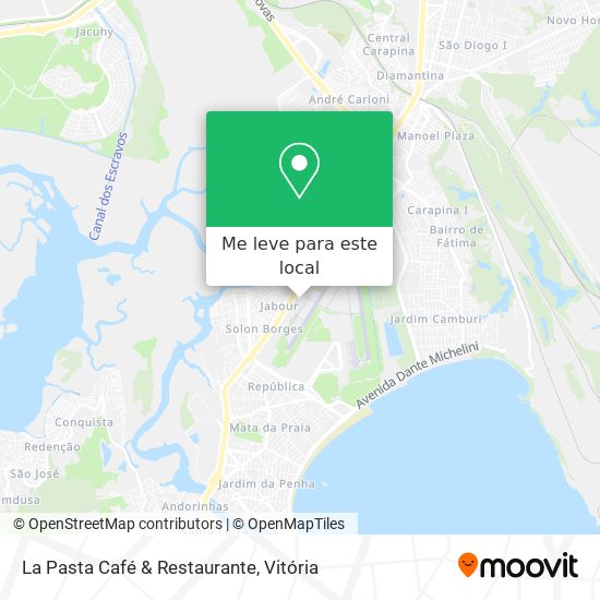 La Pasta Café & Restaurante mapa