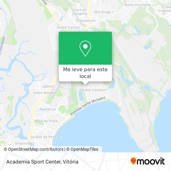Academia Sport Center mapa