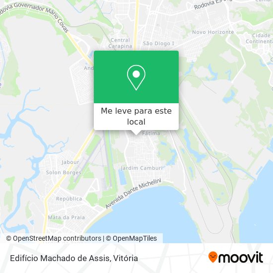Edifício Machado de Assis mapa