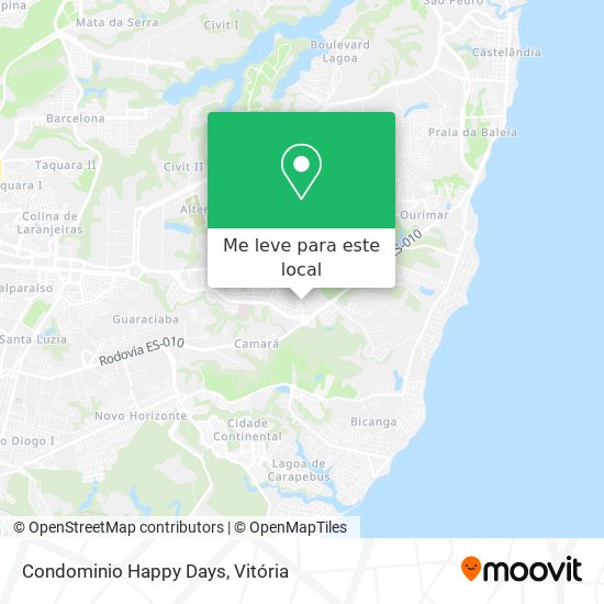 Condominio Happy Days mapa