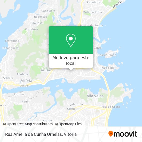 Rua Amélia da Cunha Ornelas mapa