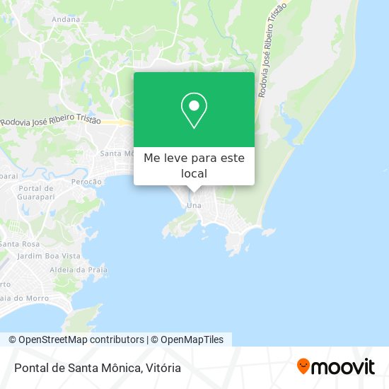 Pontal de Santa Mônica mapa