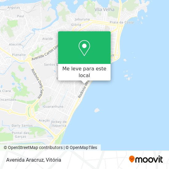 Avenida Aracruz mapa