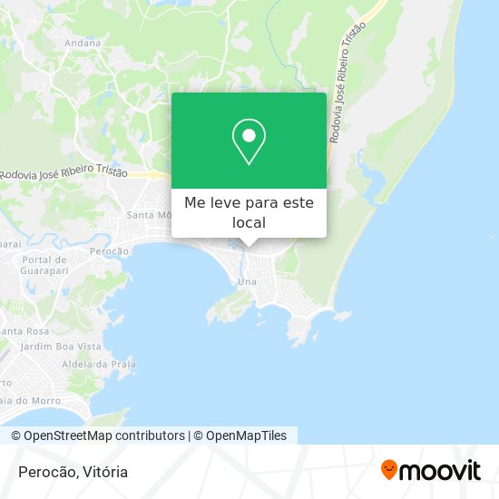 Perocão mapa