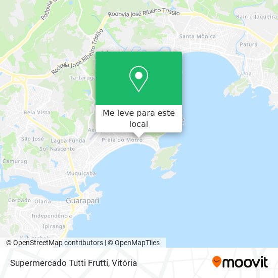 Supermercado Tutti Frutti mapa