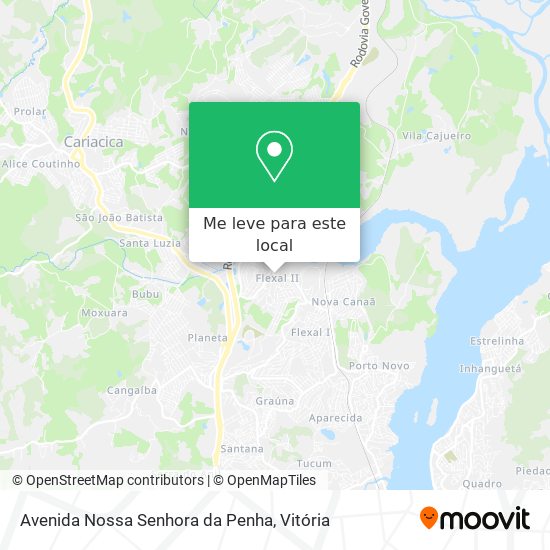 Avenida Nossa Senhora da Penha mapa