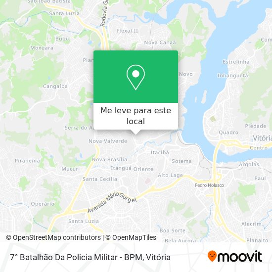 7° Batalhão Da Policia Militar - BPM mapa