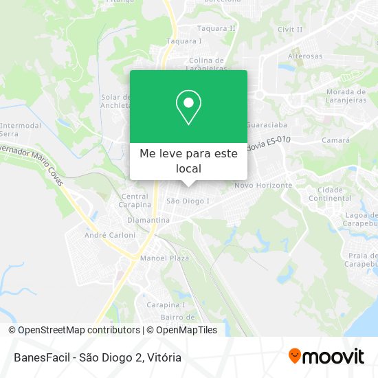 BanesFacil - São Diogo 2 mapa