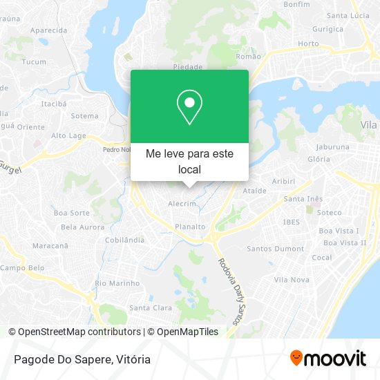 Pagode Do Sapere mapa