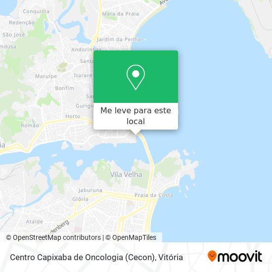 Centro Capixaba de Oncologia (Cecon) mapa