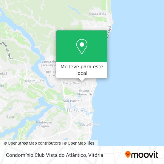Condomínio Club Vista do Atlântico mapa