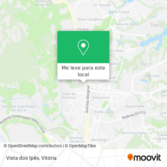 Vista dos Ipês mapa