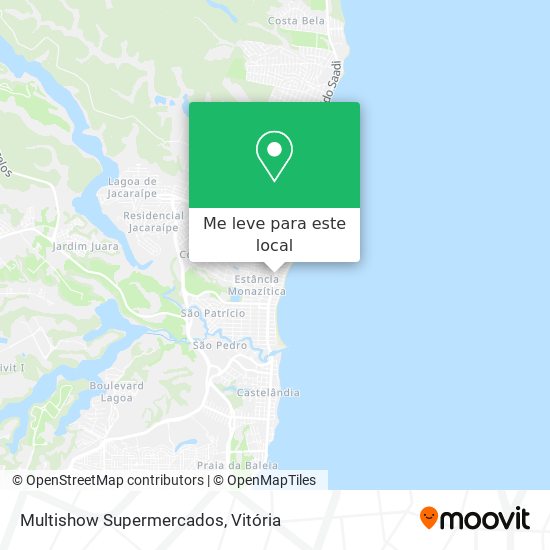 Multishow Supermercados mapa