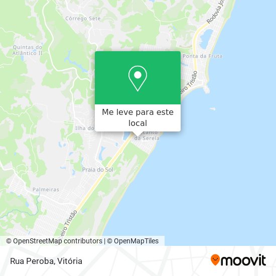 Rua Peroba mapa