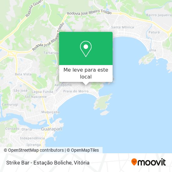 Strike Bar - Estação Boliche mapa