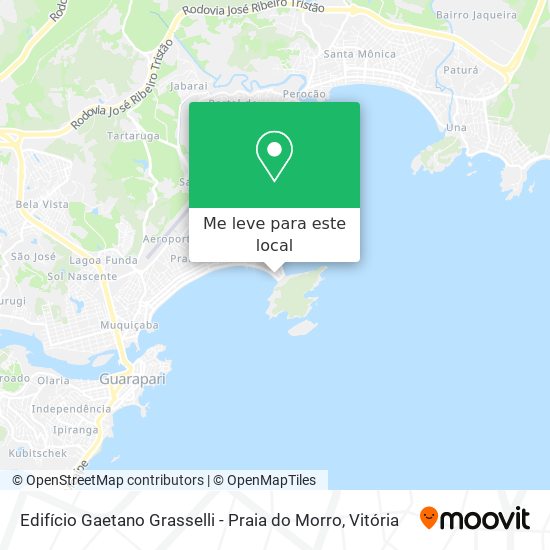 Edifício Gaetano Grasselli - Praia do Morro mapa