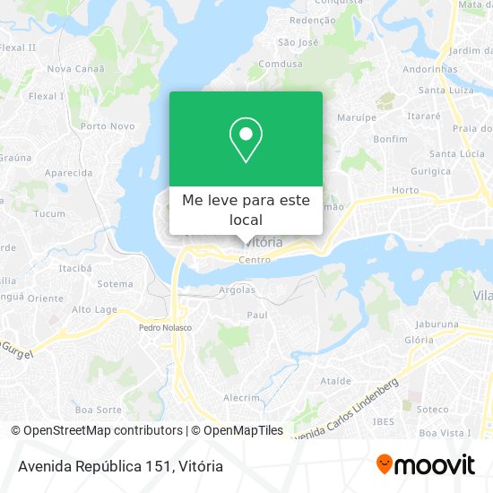 Avenida República 151 mapa