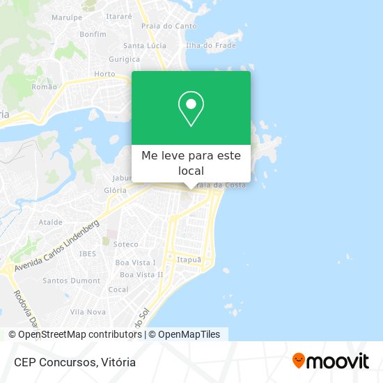 CEP Concursos mapa