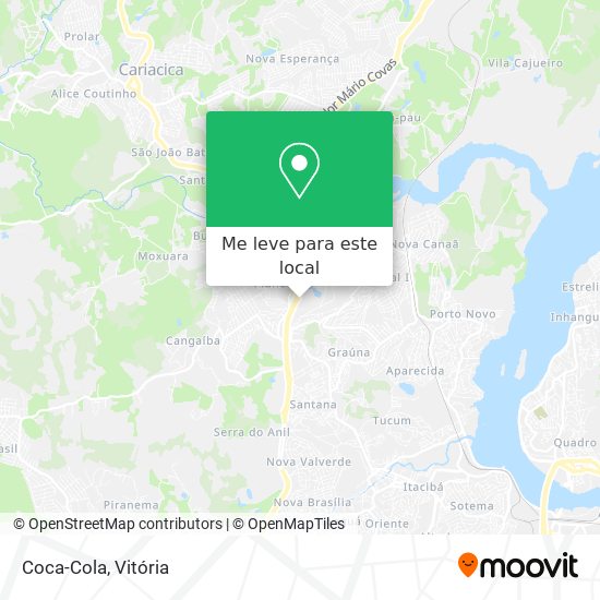 Coca-Cola mapa