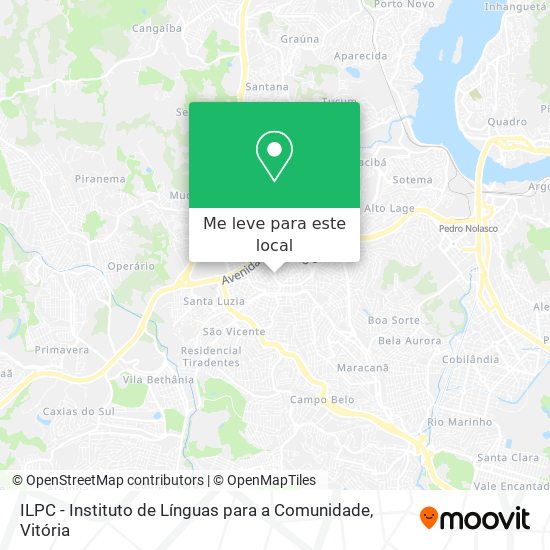 ILPC - Instituto de Línguas para a Comunidade mapa