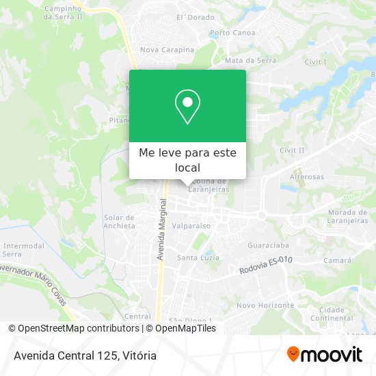 Avenida Central 125 mapa