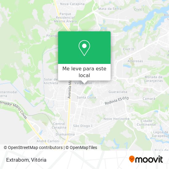 Extrabom mapa