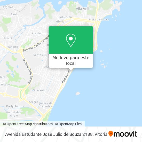 Avenida Estudante José Júlio de Souza 2188 mapa